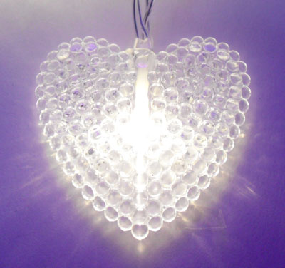 ریسه led طرق قلب بلوری